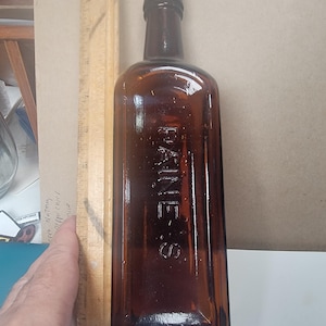 Vintage Paines Celery Compound medicine bottle, vintage bottles, medicine bottles, antique medicine bottle,  free shipping