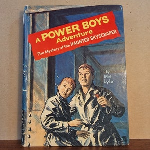 The Power Boys Mystery of the Haunted Skyscraper, old kids book, childrens books, juvenile books, teen book, old reading books FREE SHIPPING