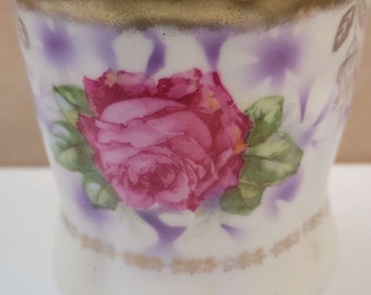 Victorian vase, Victorian spooner, vintage victorian tumbler, victorian porcelain FREE SHIPPING