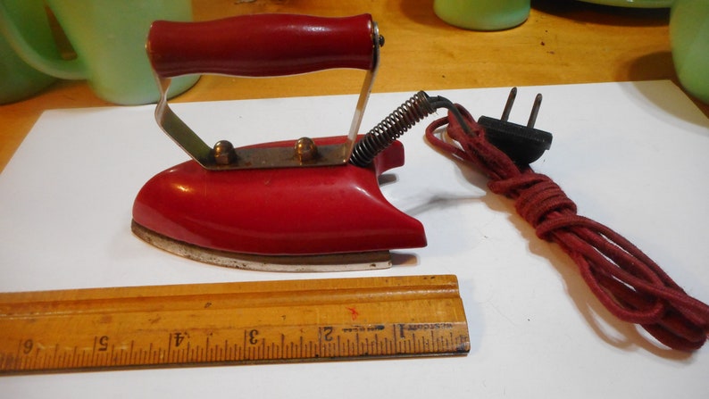 vintage toy iron