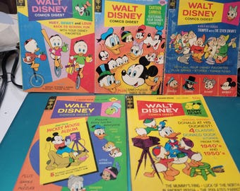 Walt Disney's Mickey Mouse #57 1958 & Walt Disney's Comics and