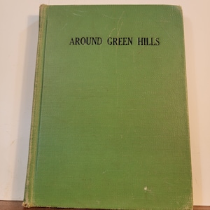 Around Green Hills reading  text book,  elementary school book, vintage school book, old school book, school reader, textbook, FREE SHIPPING