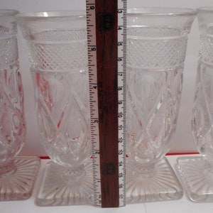 Imperial Cape Cod crystal , cordial glass, tumblers cape cod flared glass