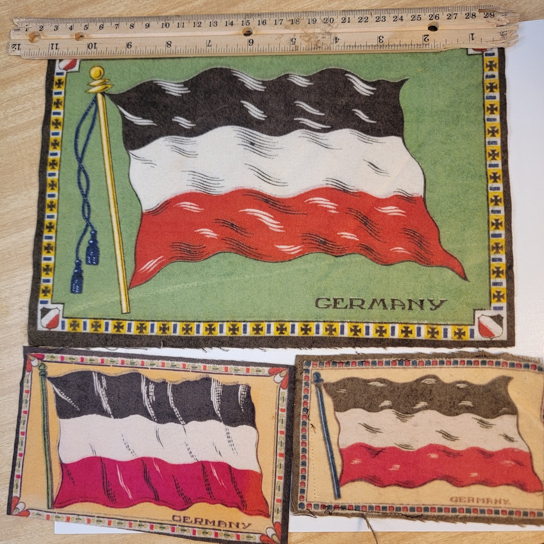 tobacco flags 1917 Flannel template id=105328] Tobacco Felt Flags, Cigarette Felt