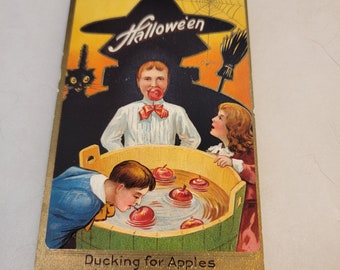 Vintage Halloween postcards, black cat Halloween card, witch Halloween cards, vintage Halloween owl postcards, Halloween kids, jackolantern