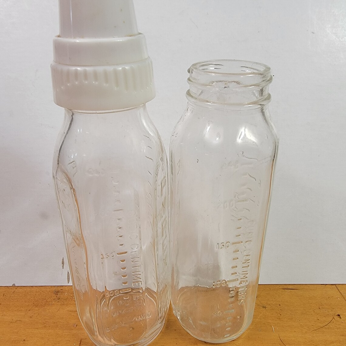 Vintage Glass Baby Bottles Evenflo Glass Bottle Vintage Baby Etsy