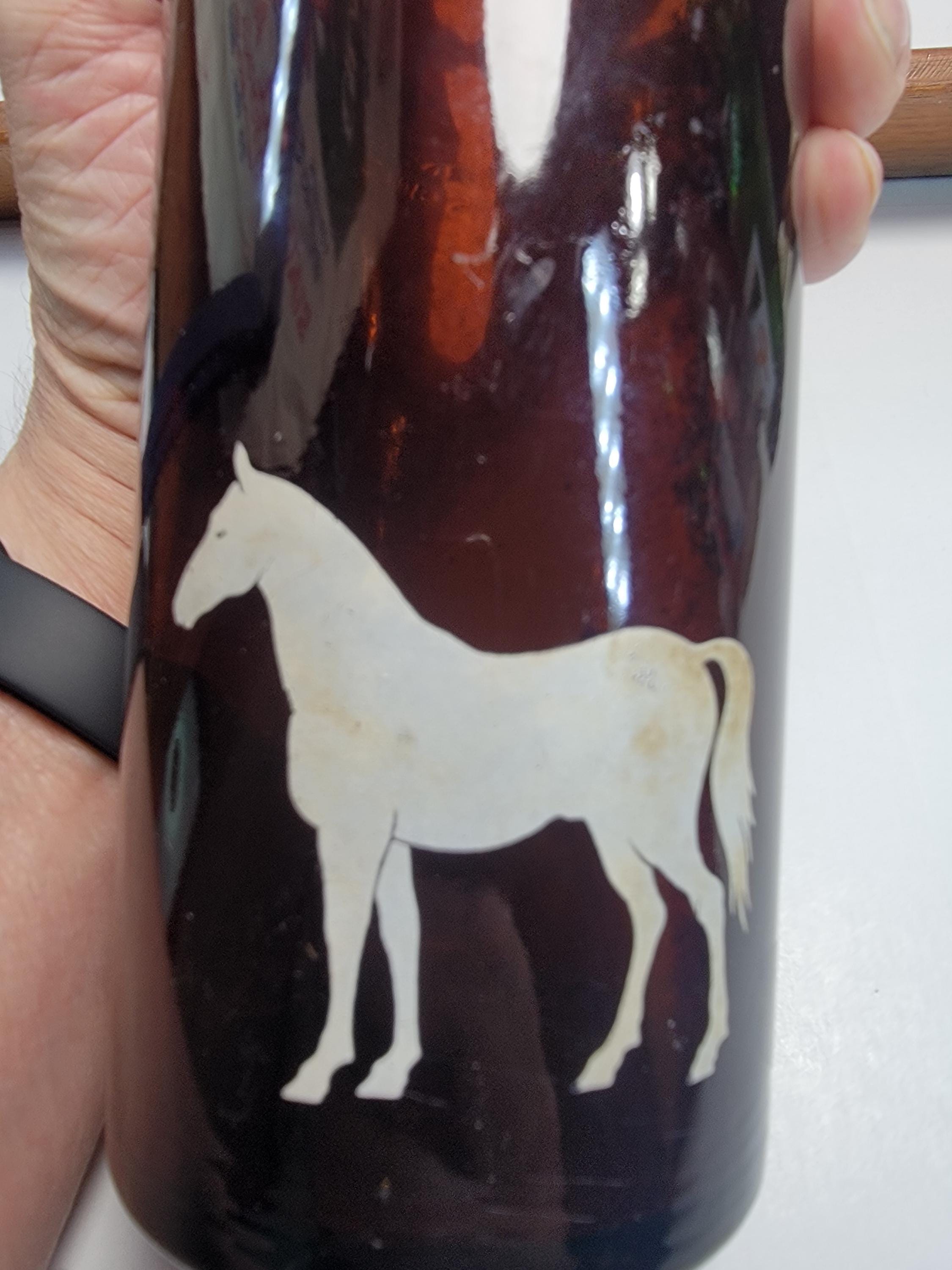 White Horse Whiskey Bottle - Etsy