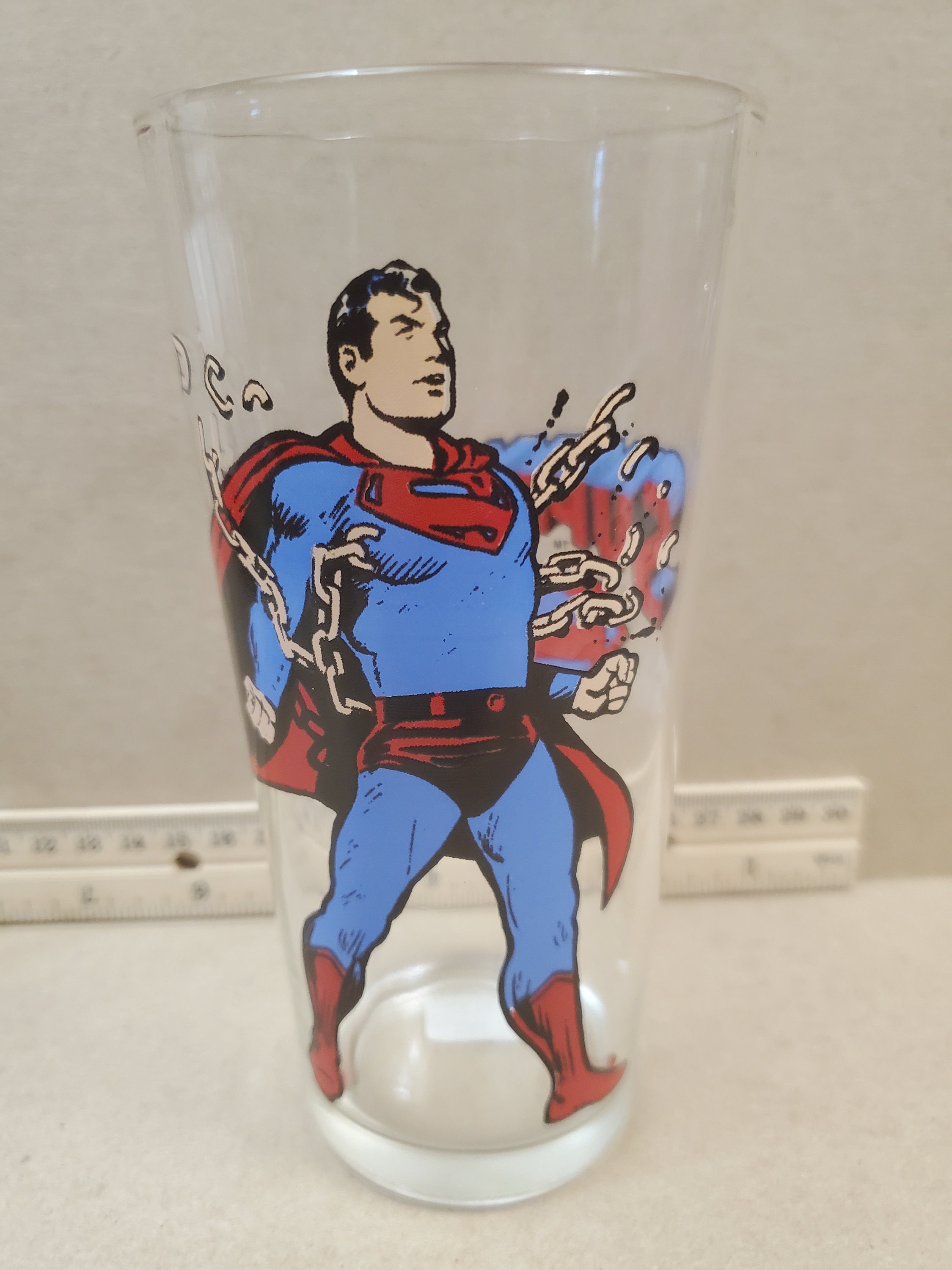 スーパーマン　ペプシ　グラス1つ Pepsi Superheroes Glass, Pepsi Superman, Superman Glass