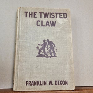 Hardy Boys,  The Twisted Claw, childrens books, kids books, Hardy Boy series book, juvenile books, teen books, mystery books, Free Shipping