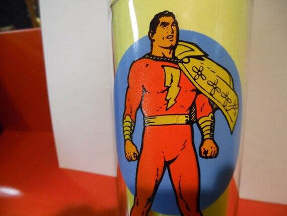Pepsi Superheroes Glass Moon Superhero Shazam Moon Etsy etsy