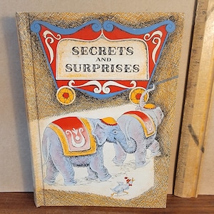 Secrets and Surprises, old school book, vintage text, vintage reader, vintage text. vintage reading book,  old school book, Free Shippingr