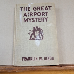 Hardy Boys, The Great Airport Mystery, childrens book, kids book, Hardy Boy series, juvenile books, teen books, mystery books, Free Shipping