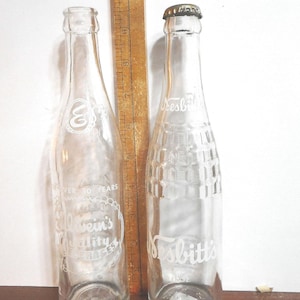 Ellwein&#39;s pop bottle, Nesbitt&#39;s pop bottle, vintage pop bottle, old pop bottle, South Dakota pop bottle