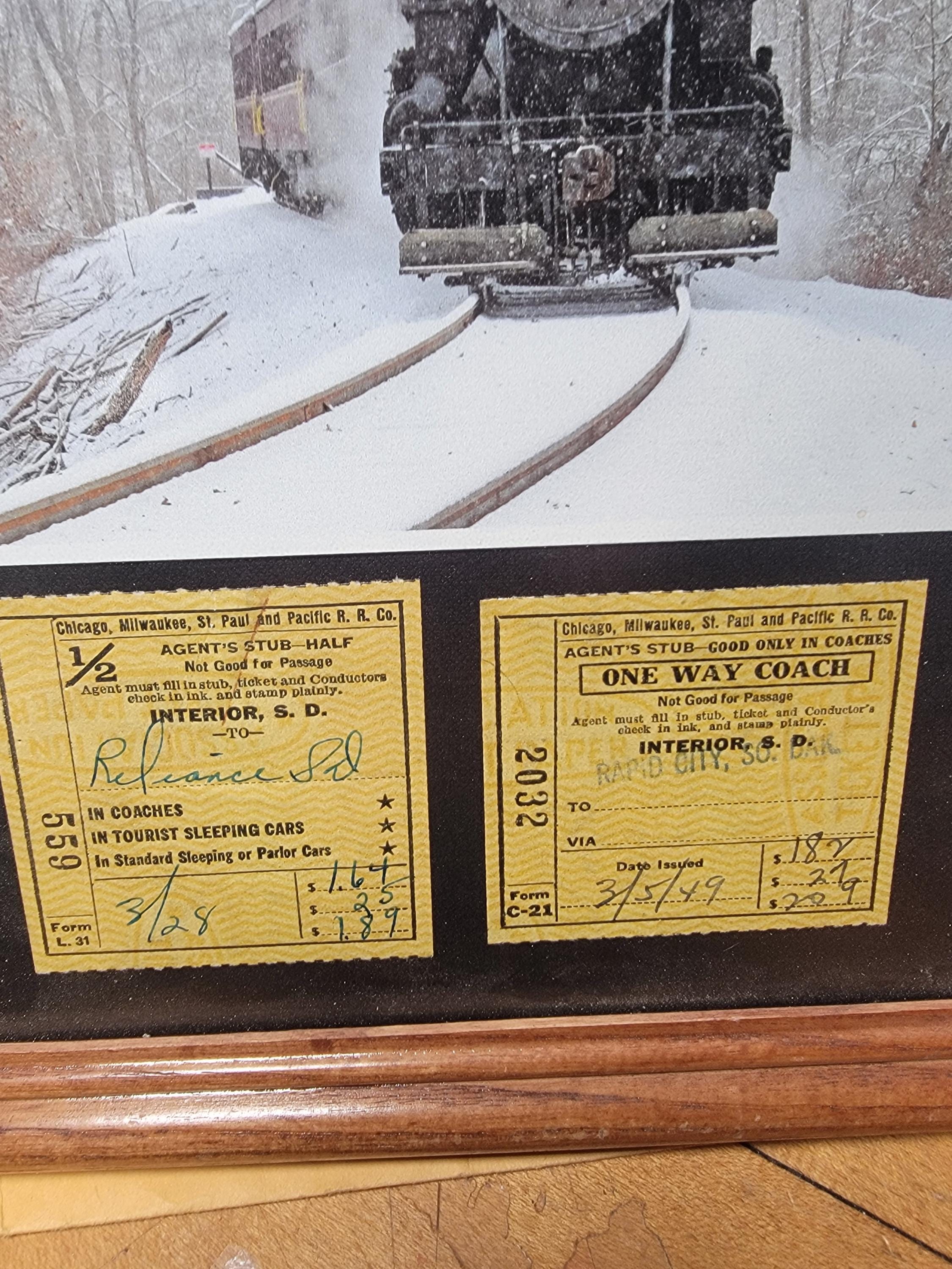 Vintage Rail Ticket - Etsy