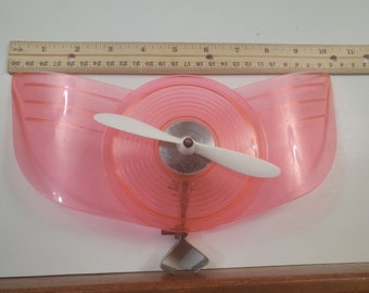 Vintage bicycle propeller, vintage bike propeller, Spinning Airplane Propeller, vintage bike accesory, vintale propeller, bike add on,