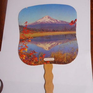 Advertising fan, COOP fan, vintage cardboard fan