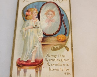 Vintage Halloween postcards, black cat Halloween card, witch Halloween cards, vintage Halloween owl postcards, Halloween kids, jackolantern