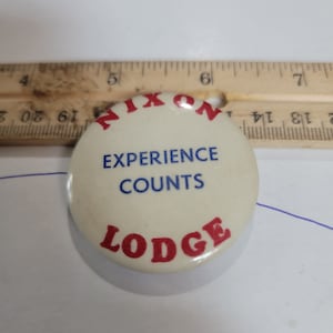 Nixon Lodge campaign pinback, Nixon button,  Lodge pinback 1960 president campaign, presidential campaign, politics, Free Shipping