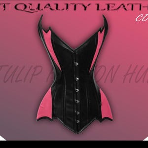 26 Steel Boned Waist Trainer | Heavy Duty Tight Lacing Corset | Leather Overbust Corset | Gothic Corset for Women | Victorian Style