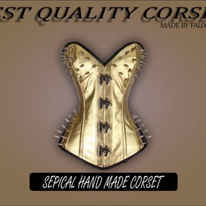 Golden Waist Training Corset | Heavy Duty Shaper Corset for Tight Lacing | 26 Steel Bones | Gothic Burlesque Steampunk Corset