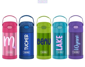 Personalized Thermos Water Bottle 12oz.