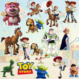 Toy Story Watercolor Png Clipart, Toy Story Png Digital File, Clip Art Png Files, Buzz Lightyear, Woody,  buzz lightyear watercolor