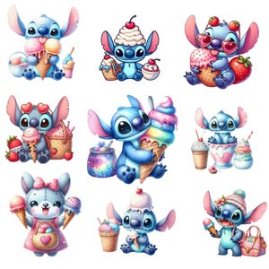stitch png, Lilo and Stitch PNG, Watercolor Clipart Sublimation PNG files, clipart shirt design, High Resolution, Digital Instant Download,