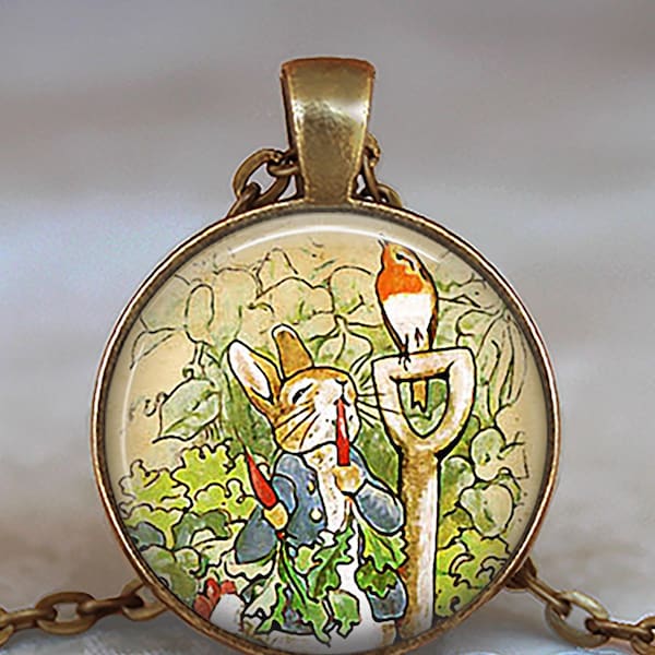 Rabbit Necklace - Etsy