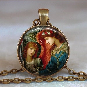 St Cecilia and Angel Necklace, Brooch Pin or Key Chain St Cecilia Music  Gift for Musician Music Stident Music Teacher Keychain Key Ring Fob - Etsy