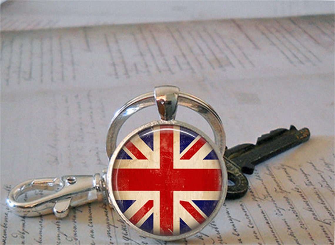 Union Jack Pendant Union Jack Necklace Union Jack Jewelry Etsy