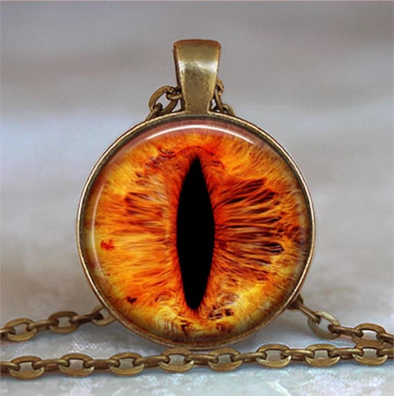 Fiery Dragon Eye pendant Dragon jewelry dragon necklace Etsy