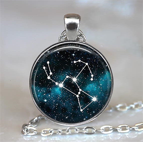 Orion Constellation necklace or key chain, Celestial jewelry star pendant gift for astronomer astronomy keychain key ring key fob
