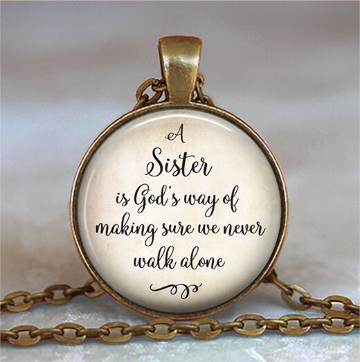Double Hearts Car Charm - Sister Gift With Compass & Quote, Rear View Mirror Ornament - View #12