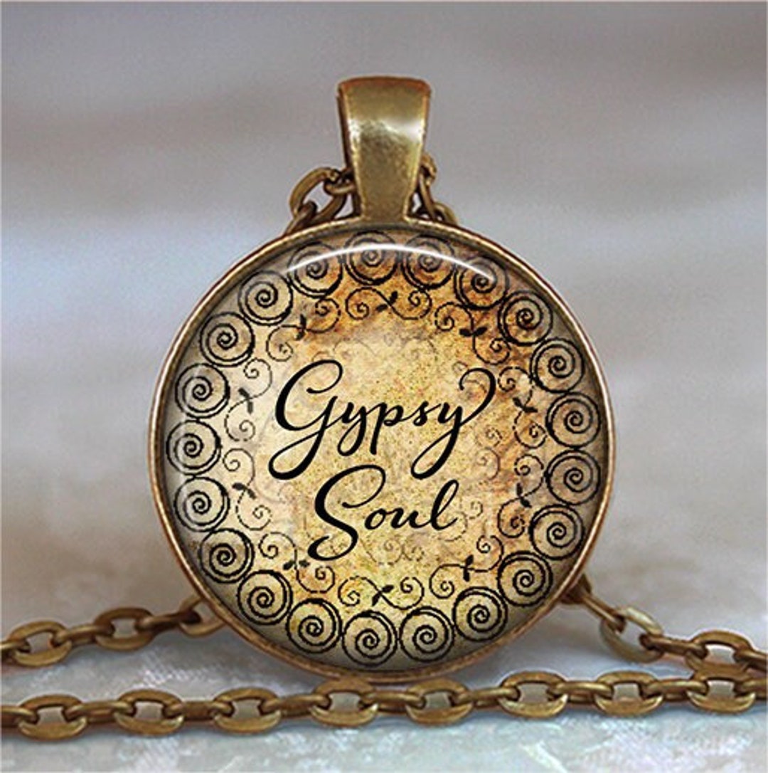 Gypsy Soul Necklace or Key Chain Gypsy Necklace Gift for Travelor Gypsy Boho Jewelry Travel Gift Bohemian Keychain Key Ring Key Fob G218 Etsy Canada