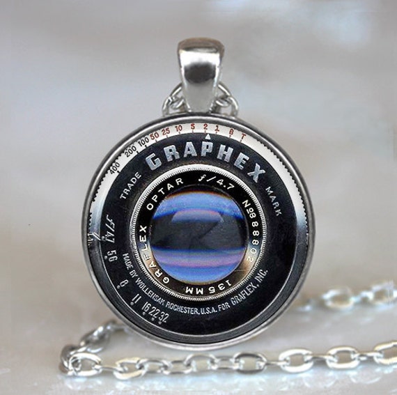 Graphex Camera Lens necklace vintage camera lens jewelry Etsy
