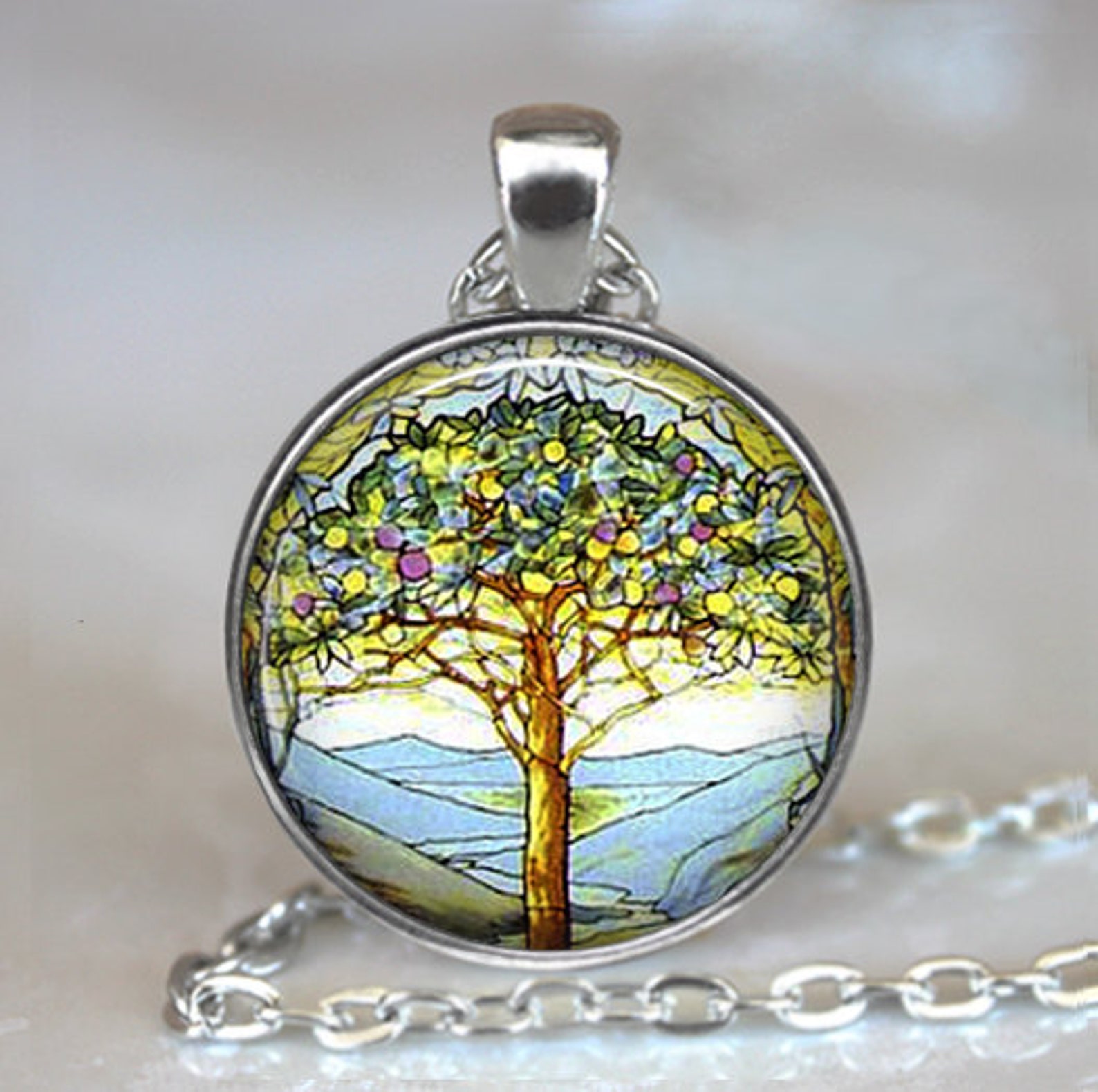 Tiffany Tree of Life Necklace Tree of Life Pendant Symbolic | Etsy