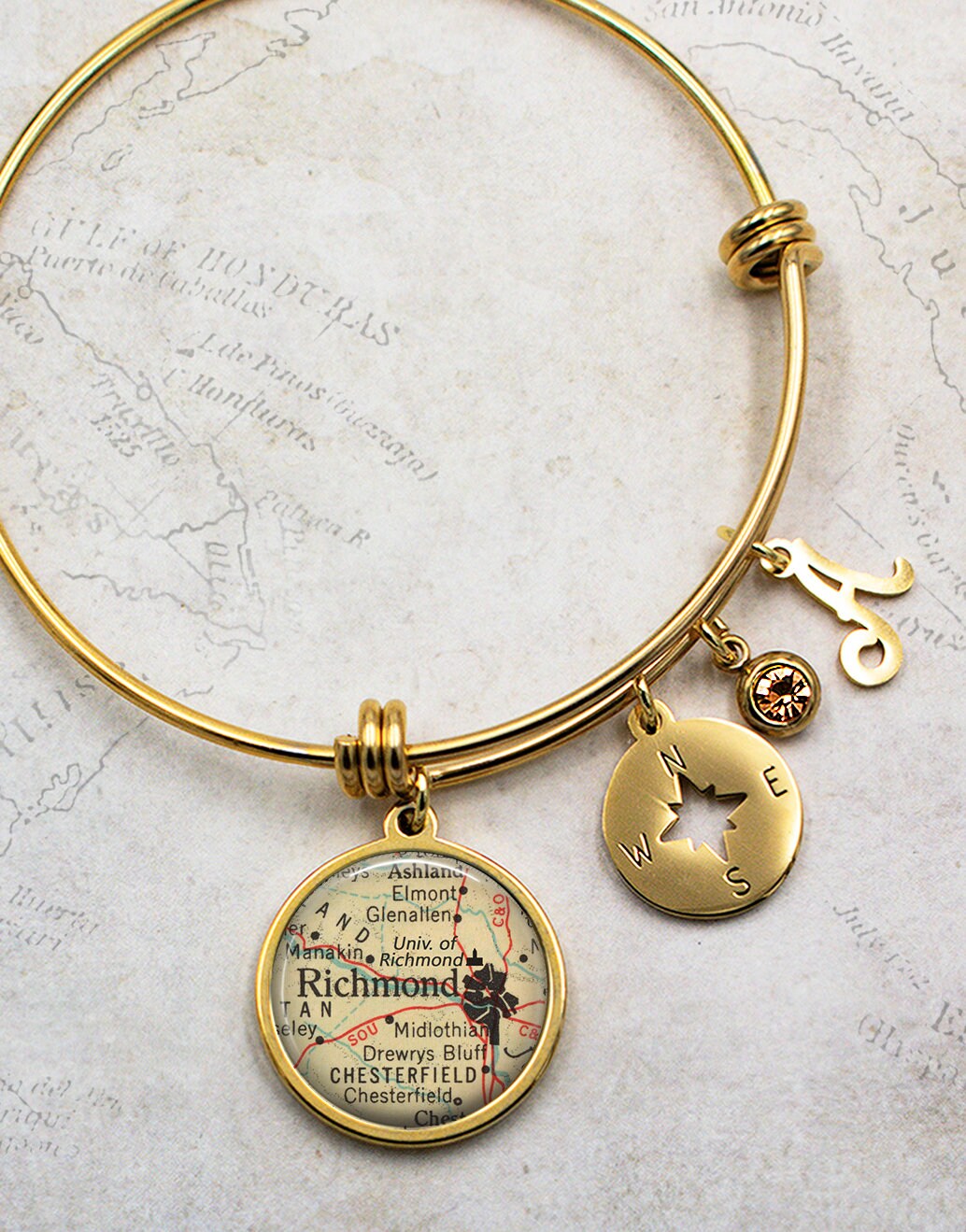 University of Richmond Charm Bracelet UR Richmond VA - Etsy
