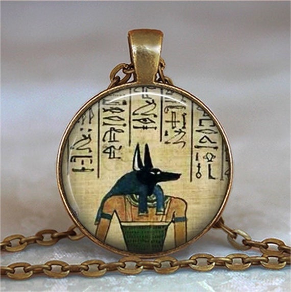 Anubis Necklace Egyptian Lord Of The Underworld Egyptian Etsy