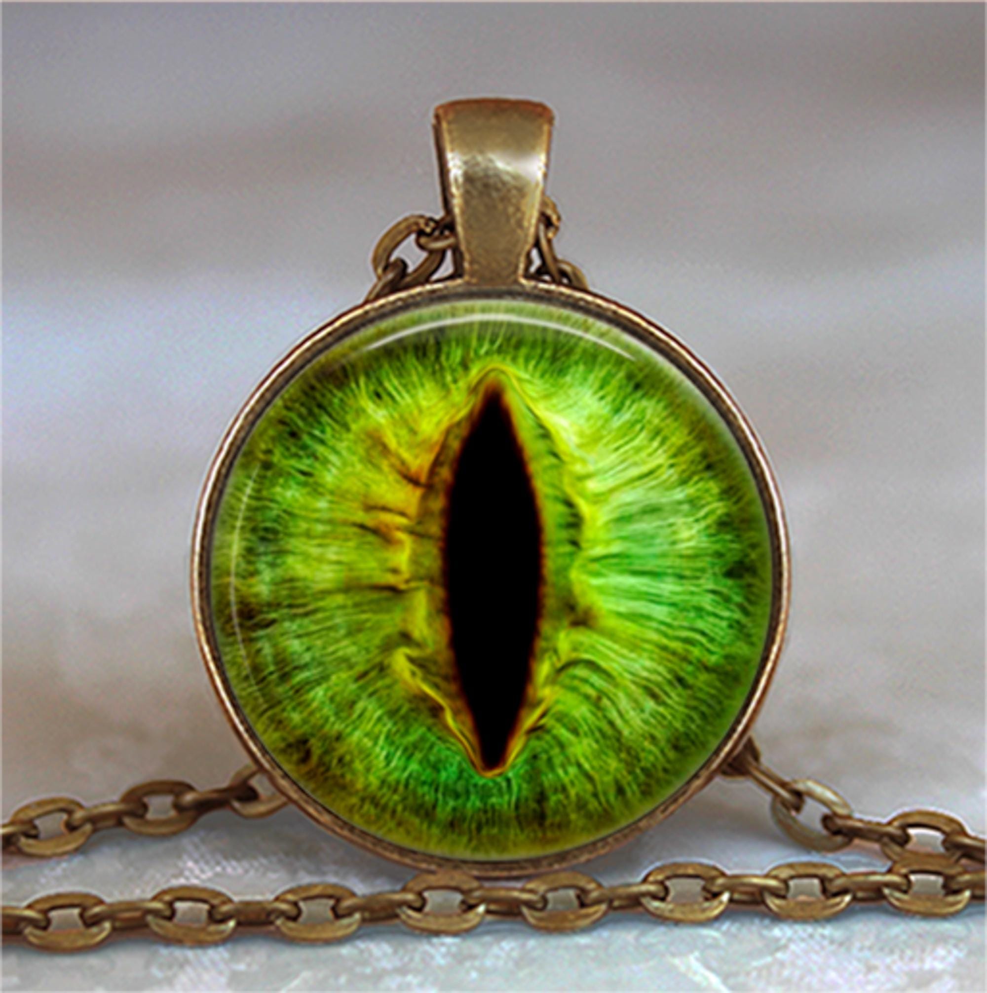 Ciondolo Artigianale Occhio Di Drago &ndash; Portachiavi O Ciondolo Per Collana