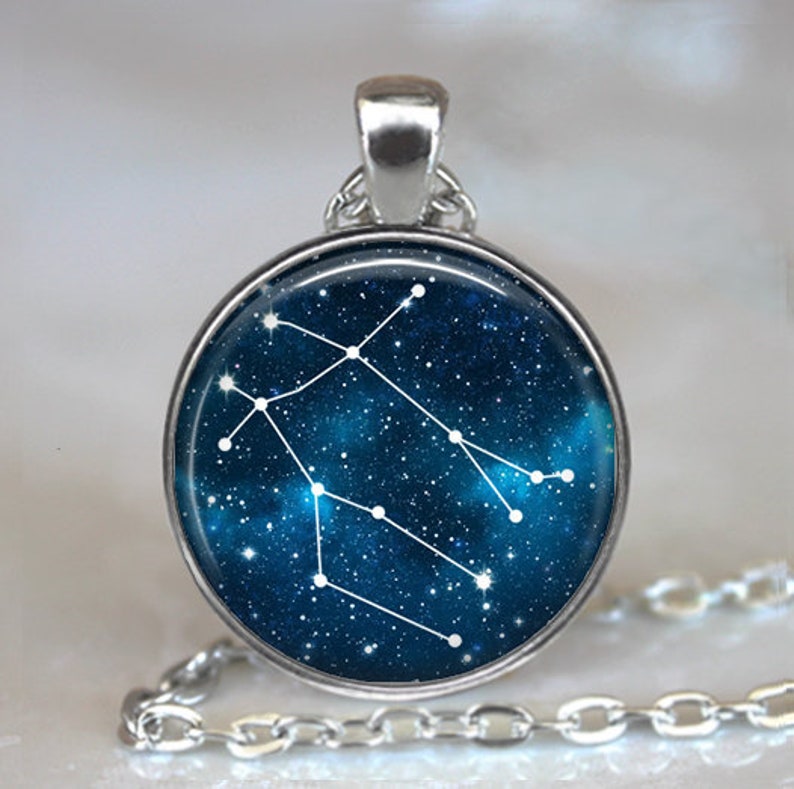 Gemini necklace Gemini pendant Constellation jewelry Zodiac pendant Zodiac jewelry key chain key ring key fob Gemini Constellation necklace
