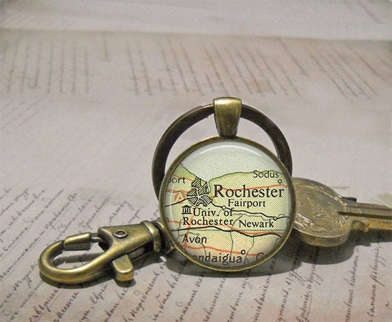 Antique Key Fob Keychain