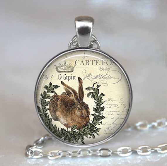French Easter Bunny Necklace Key Chain or Brooch Easter Bunny Jewelry Bunny Rabbit Gift Easter Gift Rabbit Lover Key Ring Key Fob Etsy Canada