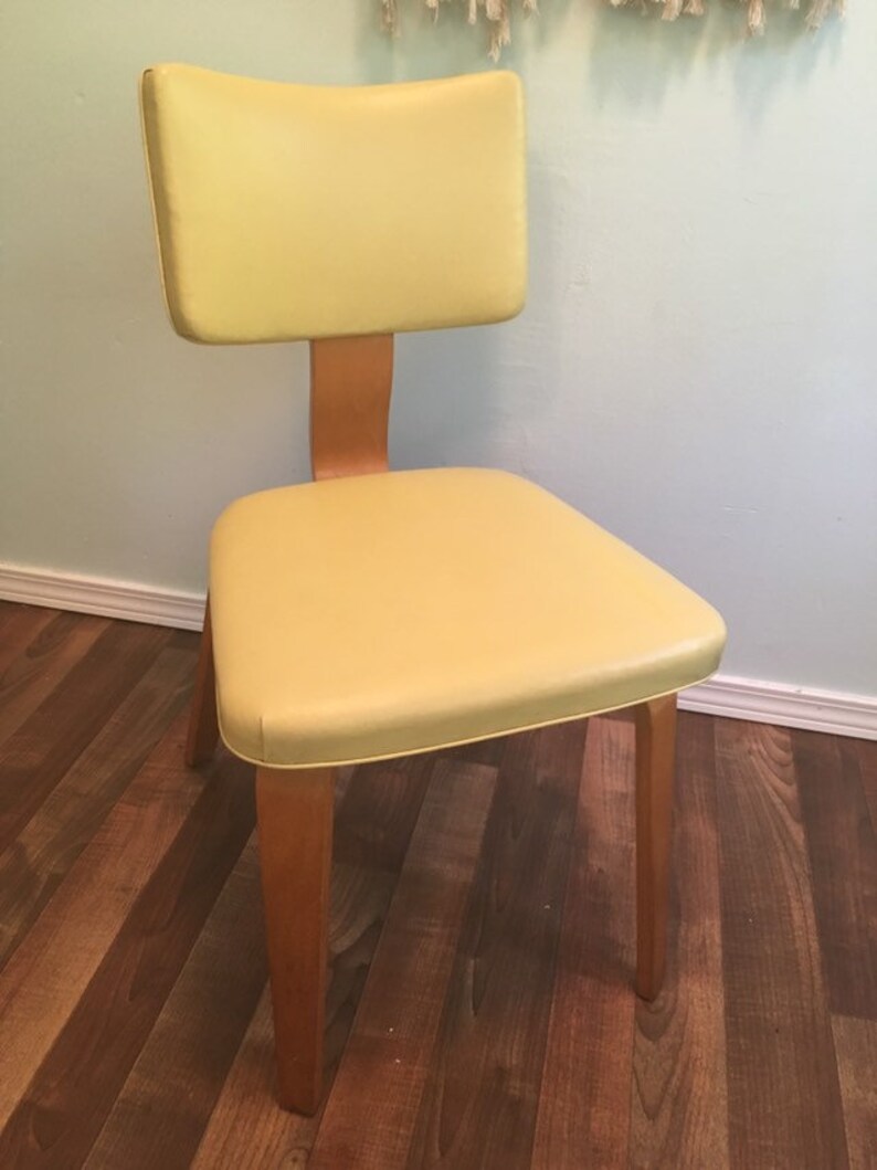 Mid Century Thonet Blonde Wood Birch Wood Dining Chair Desk Chair