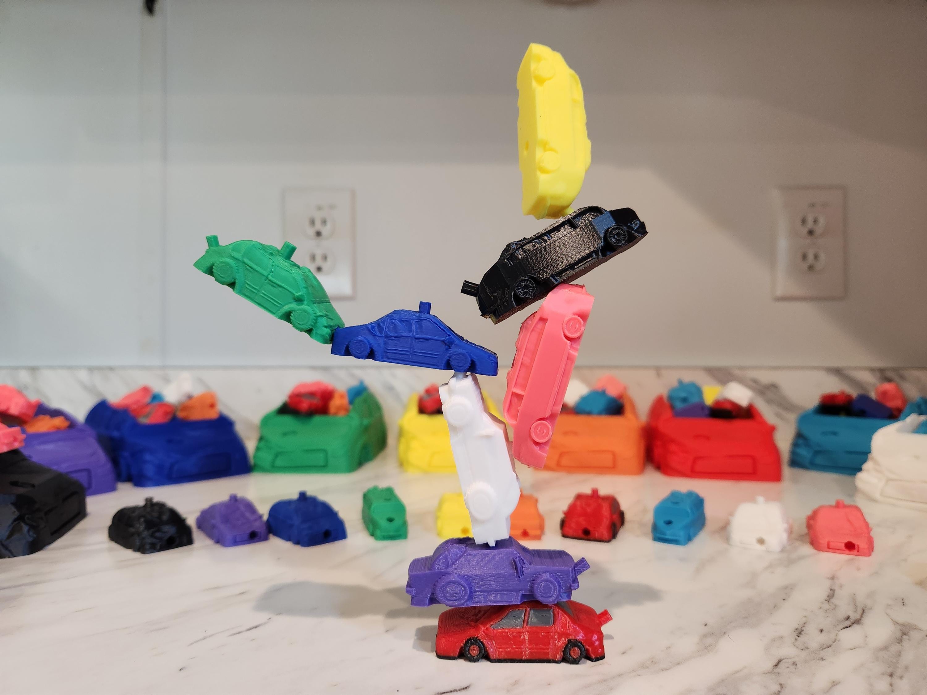 20 Connecteurs De Piste En Bois – Adaptateur Universel, Imprimé 3D PLA, Compatibles Avec Tous Les Rails Jouets