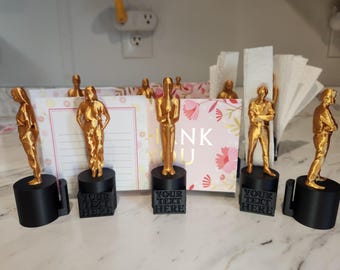 Set di 10 segnaposto e tovaglioli Trophy + portafoto! Un'ottima idea regalo per la festa di laurea!