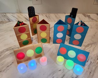 Confezione da 3 candele effetto lampione classico! Porta telecomandi/portapenne! Fatte in casa!
