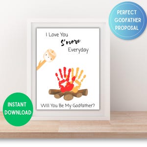 Pedido de casamento "Quer ser meu padrinho?", Cartão de padrinho editável, Pedido de casamento para padrinhos, Download digital, Cartão de casamento para padrinho, Cartão de convite de batismo