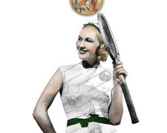 Vintage Tennis Outfit Dress, Bandeau, Belt and Socks Circa 1938 Instant Download PDF Knitting Pattern from PrettyPatternsPlease