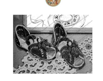 Huarache Sandals PDF Pattern Flirtation Walk Sandals - Vintage Pattern for Crochet - Instant Download - PrettyPatternsPlease