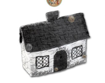The English Country Cottage tea Acogedor y acogedor para tejer - Patrón de tejido vintage Descarga instantánea PDF- PrettyPatternsPor favor